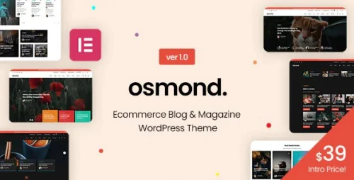 Osmond - Ecommerce Magazine WordPress Theme
