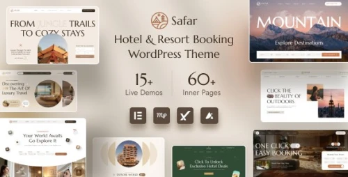 Safar - Hotel & Resort Booking WordPress Theme
