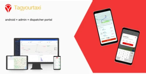 Tagyourtaxi - Taxi Application - Uber clone - Android + Dashboard