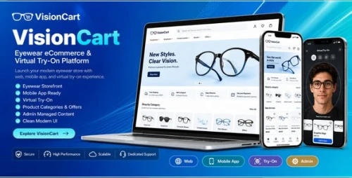 VisionCart - Eyewear eCommerce With Virtual Try-On