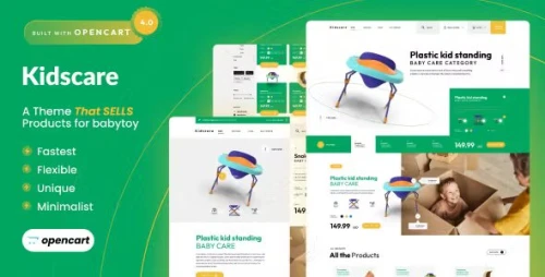 Kids Care - Day Care & Child Care Opencart 4 Template