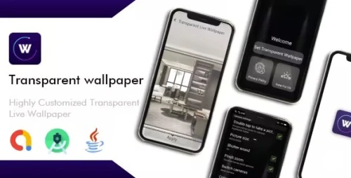 Transparent Wallpaper app for Android - Admob Ads - Wallpaper Apps