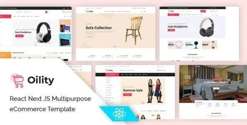 Oility - React Next JS Multipurpose eCommerce Template