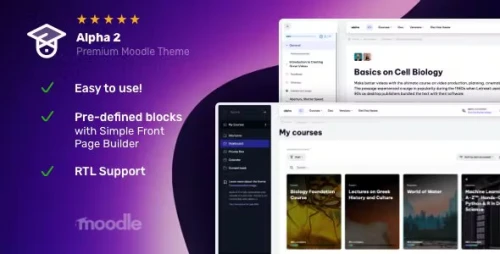 Alpha - Responsive Premium Theme for Moodle