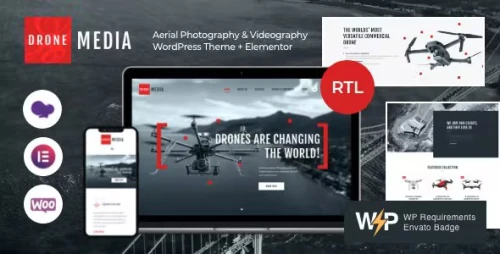Drone Media | Aerial Photography & Videography Theme