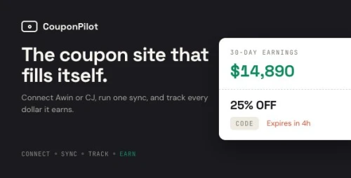 CouponPilot – Auto-Syncing Coupons & Cashback Platform with Affiliate Tracking, Wallets & Ads Sales