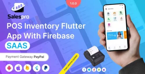 SalesPro Saas - Flutter POS Inventory Full App+Admin panel With Firebase