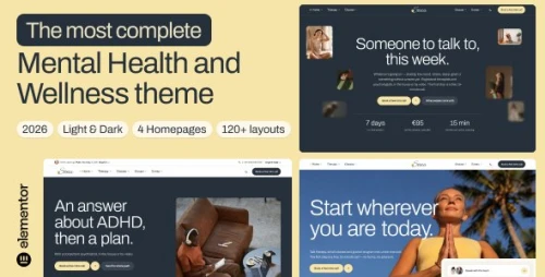 Sonra – Wellness & Mental Health WordPress Theme