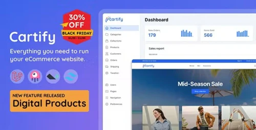 Cartify - Laravel Ecommerce Platform with Tailwind CSS
