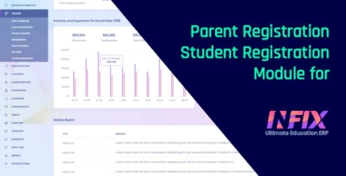 Online Student Registration Module for InfixEdu