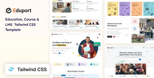 Eduport - LMS, Education and Course Tailwind CSS 4 Template
