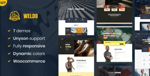 Weldo - Metal Works WordPress Theme