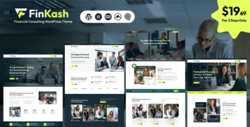Finkash - Finance Consulting Wordpress Theme
