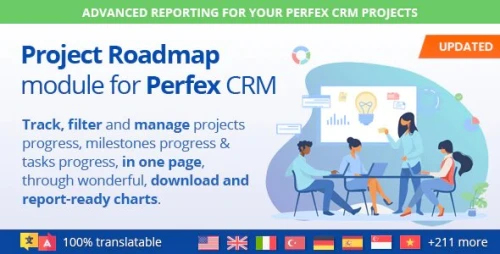 Project Roadmap with Reporting & Workflow Automation module for Perfex CRM Projects