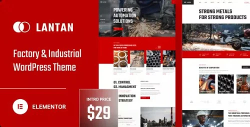 Lantan - Factory & Industrial WordPress Theme