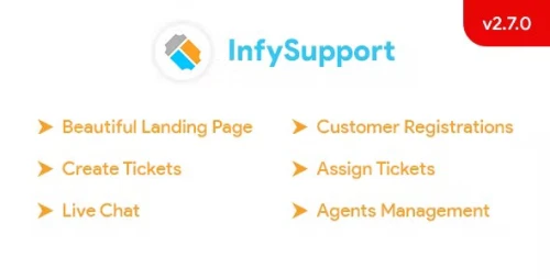 InfySupport - All in-one Laravel Help Desk Support Management Solution