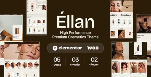 Ellan - Beauty & Skincare WordPress WooCommerce Theme