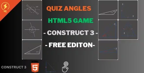 ANGLE QUIZ GAME - HTML5 GAME - CONSTRUCT 3