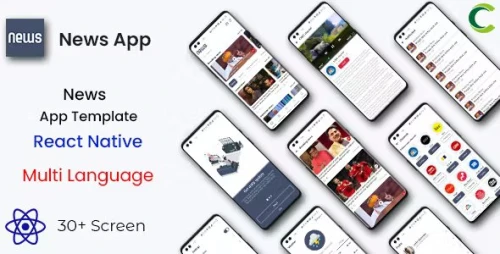 News Android App + News iOS App Template - React Native - Multi Language - NewsApp