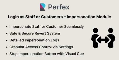 Login as Staff or Customers – Impersonation Module for Perfex CRM