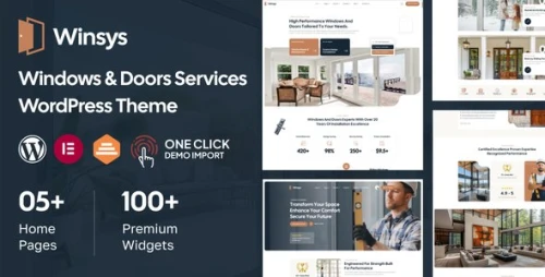 Winsys - Windows and Doors Services WordPress Theme