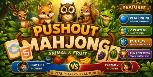 Pushout Mahjong | HTML5 Game - Construct 3