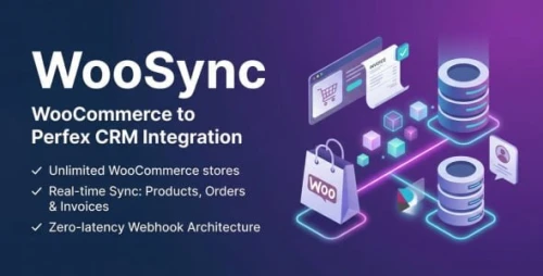 WooSync — WooCommerce Orders, Customers & Invoices Sync for Perfex CRM