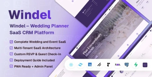 Windel – Wedding Planner & Event Management SaaS Platform JS Script