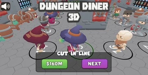 Dungeon Diner 3D – HTML5 Game – C3P