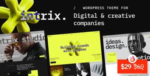 Intrix - Digital & Creative Agency WordPress Theme