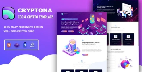 Cryptona - ICO and Crypto Template