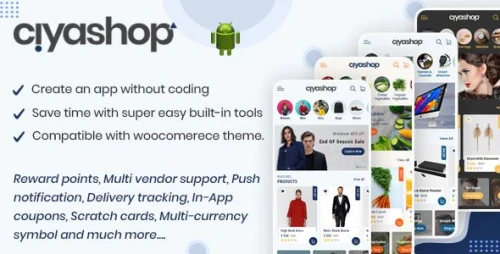 CiyaShop Native Android Application based on WooCommerce