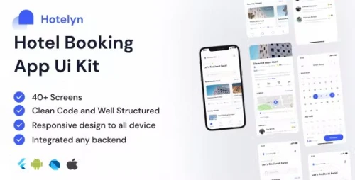 Hotelyn - Flutter Hotel Booking App Ui Kit