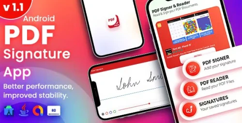 PDF Signer - PDF Document Signer & Reader + Admob Ads