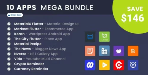 Android Mega Bundle - 10 Premium App Templates