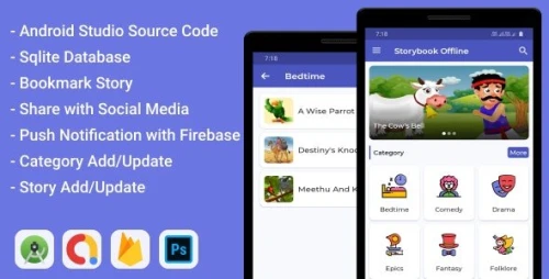 Android Storybook Offline (Admob, Firebase)