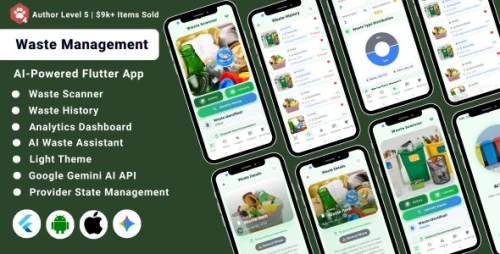 EcoSort | AI Waste Management Flutter App