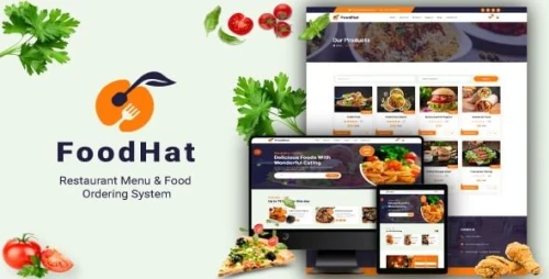 FoodHat – Restaurant Menu & Food Ordering System with Laravel Framework
