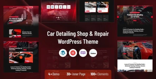 Autoaura - Car Detailing, Car Repair & Car Shop WordPress Theme