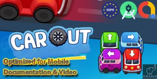 CAR OUT - 720 LEVELS (Admob + GDPR + Android Studio)