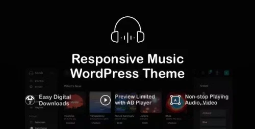 Musik - Responsive Music WordPress Theme