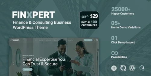 Finxpert - Finance & Consulting Business WordPress Theme