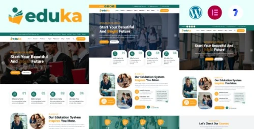 Eduka - School, College and Courses WordPress Theme