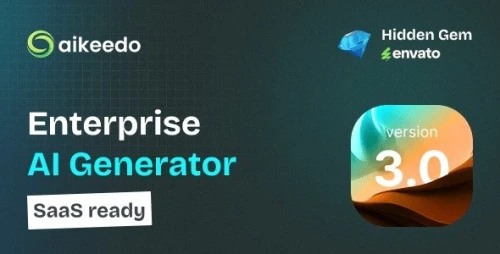 Aikeedo AI - SAAS / OpenAI - AI Chat, Video, Image, Voice, Content, Code / Seedream 4