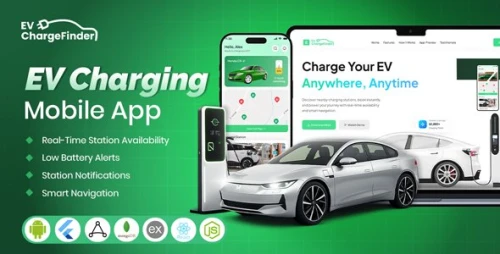 EV Charging Station Finder App with Booking & Admin Panel | Flutter EV Charging System