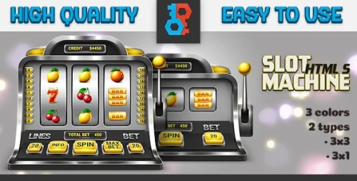 HTML Realistic Slot Machine
