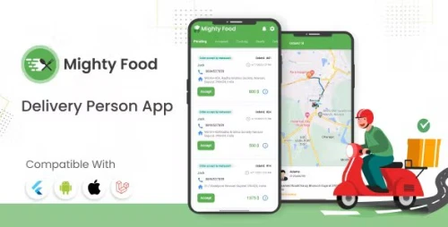 [Add-on] Delivery Boy - Flutter Delivery boy App for MightyFood Laravel