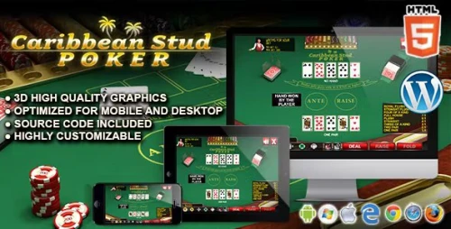 Caribbean Stud Poker - HTML5 Casino Game