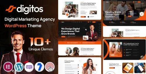 Digitos - Digital Agency WordPress Theme
