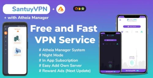 Santuy VPN Best Secure VPN, Free and Fast Virtual Private Network With Admob